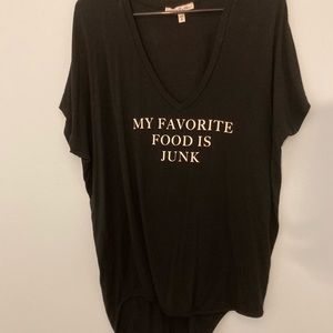 Express V-Neck Oversized Top